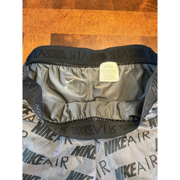 Nike Air All-Over Print Grey Running Shorts Small Dri-FIT Mesh Lined NikeAIR - Picture 2 of 7